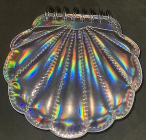 *Cuaderno espiral con carcasa iridiscente Pep Rally. Nuevo con etiquetas. Sin forro.  Plata. - Imagen 1 de 6