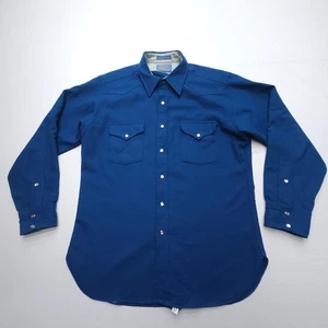 Vintage Pendleton High Grade Western Wear Wool Pearl Snap Shirt Mens Large USA - Picture 1 of 10