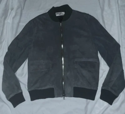 Oficine Generale Sheep Leather Jacket SLIM Fit XXL Chest 46 Gray Excellent Cond. - Image 1 of 4
