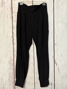 Athleta Salutation Powervita Jogger hoher Bund Taschen schwarz Athleisure Medium - Bild 1 von 13