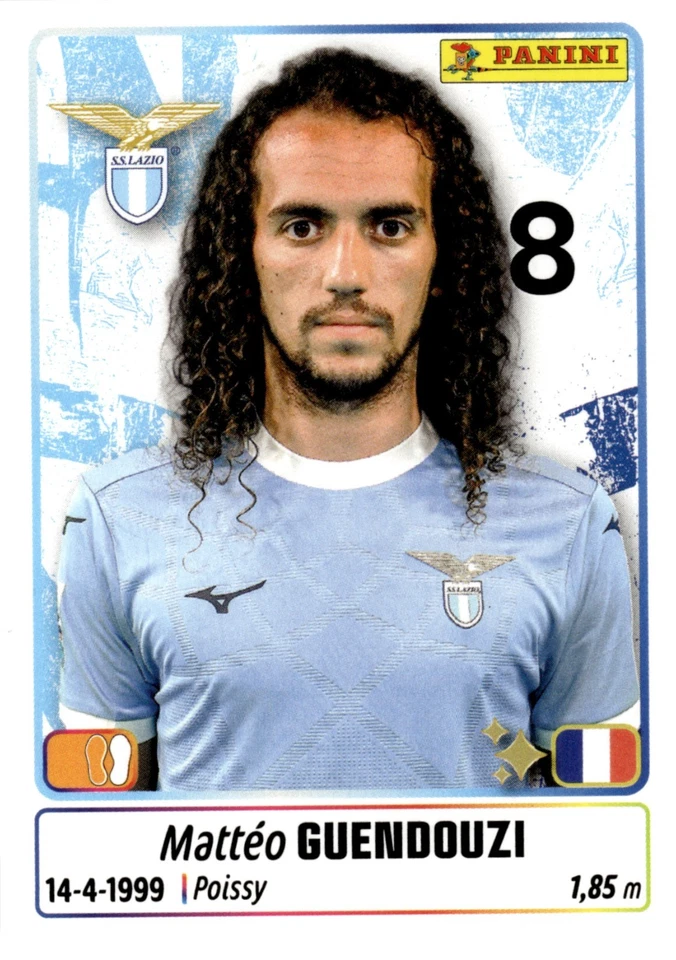 PANINI CALCIATORI 2025-26 2026 N.277	Matteo Guendouzi	Lazio - Immagine 1 di 1