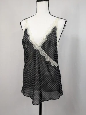 Y2K Cami Top Sheer Lace Babydoll Fairy Romantic Feminine Whimsigoth Womens A076 - Image 1 of 4