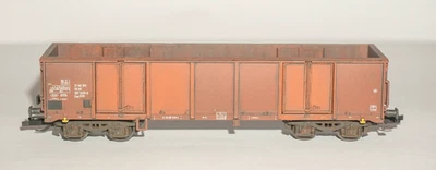 Güterwagen Eas mit Pressblechtüren der DR, Tillig 18220, TT, gealtert - Bild 1 von 4