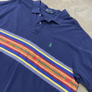 Vintage Polo Ralph Lauren Hemd Herren Gr. XXL Aztec Tribal Polo Western Golf 90er - Bild 1 von 7