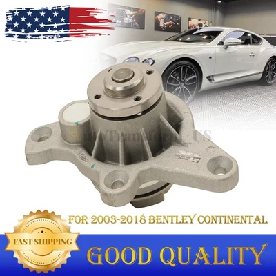 NEW 07D121008B For 2003-2018 Bentley Continental Water Pump With Seal US - Image 1 of 4