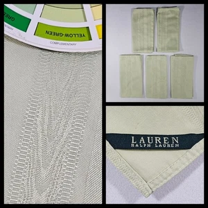 Lauren Ralph Lauren Napkins Lot Of 5 Sage Green Square APPROX 19" X 19" - Picture 1 of 12