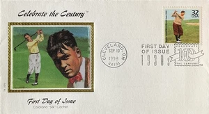 Colorano Silk 3185 Gold Great Bobby Jones del CTC 1930s - Imagen 1 de 1