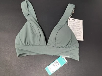 Sujetador de triatlón Seafolly Active con bandas - hoja de olivo - talla 6 Foto 1 de 4