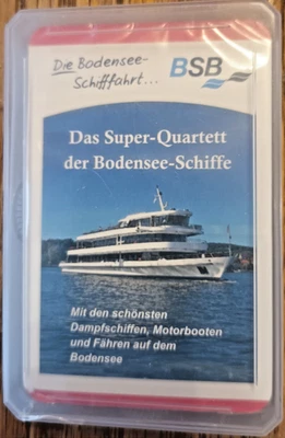Das Super-Quartett der Bodensee-Schiffe  von BSB   NEU + OVP  RAR - Bild 1 von 3