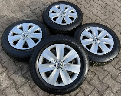 4 WINTERRÄDER AUDI Q2 GA VW T-ROC A11 205/60R16 96H DUNLOP 2019 8MM 5Q0601027AM - Bild 1 von 4