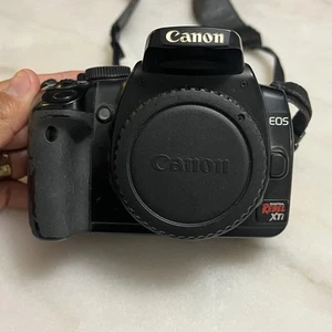 Canon EOS Rebel XTi Digital SLR Camera Black **Untested, No Battery, As Is - Picture 1 of 13