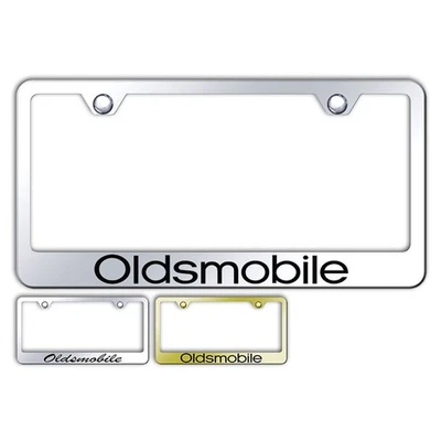 Nome quadro de placa de licença inferior larga de aço inoxidável para Oldsmobile - AUGDP2531 - Imagem 1 de 2
