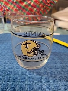 Vtg. New Orleans Saints High Ball Glass - Picture 1 of 5