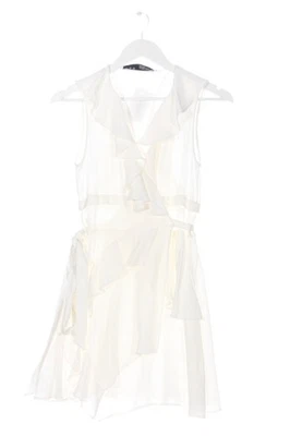 IRO Vestido cruzado Mujeres Vestido Talla EU 34 blanco elegante - Imagen 1 de 4