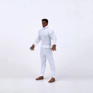 1/12 Medias Para Hombre Ropa de Otoño Traje Furtivo Blanco Para 12" Figura Masculina Juguetes Corporales - Imagen 1 de 9