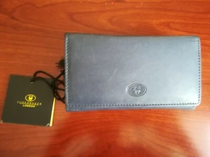 Envelope Wallet,LLOYD BAKER,Grey,Genuine Leather,Women's - Picture 1 of 6