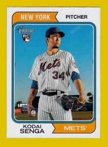 2023 Heritage 80 Kodai Senga RC Mets Pitcher SP Short Print Variation - Picture 1 of 1