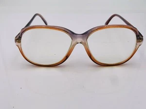 Vintage Orbit Brown Blue Transparent Oval Sunglasses USA FRAMES ONLY - Picture 1 of 7