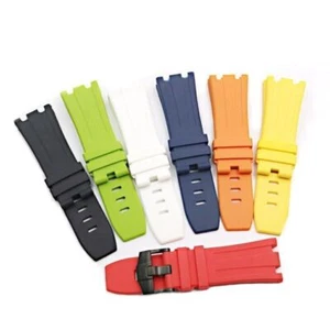 28mm Rubber Watch Band Strap 42mm Offshore Audemars Piguet Oak For AP Royal - Picture 1 of 19