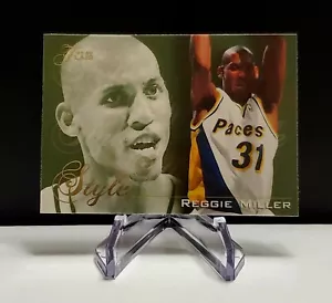 1995-96 Fleer Reggie Miller #239 "Style" Indiana Pacers NBA Basketball Card  - Bild 1 von 2
