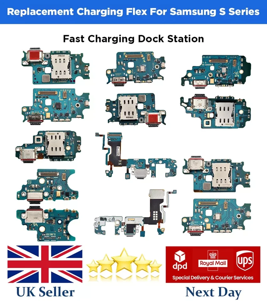 Repuesto conector base puerto carga para Samsung Galaxy S23 Ultra S22 Plus Foto 1 de 1