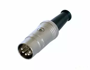 Conector de montaje de cable midi macho de 5 pines REAN / NEUTRIK NYS322 DIN - Imagen 1 de 1