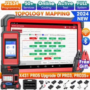 LAUNCH X431 PRO 5 PAD V+ Car Diagnostic Scanner Tool Programming K*e*y Coding - Picture 1 of 18