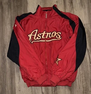 Vintage Majestic Houston Astros Brick Red Jacket 2X - Picture 1 of 4