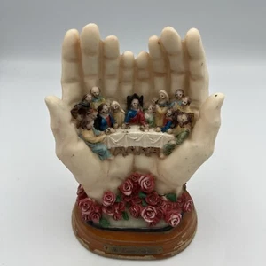 Last Supper in God's Hands Statue The Mirella Collection 6.5” PLEASE READ - Picture 1 of 12