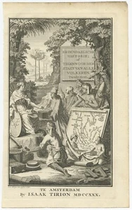 Antique Print Illustrating Trading Activities in Southeast Asia - Picture 1 of 1