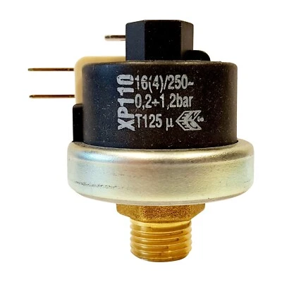 Pressure switch Mater XP110 switch 0,2-1,2 bar 1/4Zoll