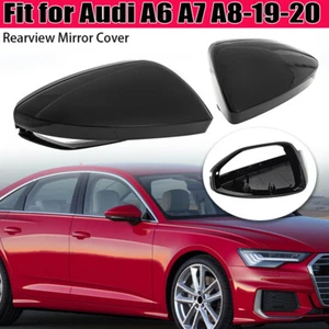 for Audi A6 C8 A7 A8 2019~2020 w/o lane assist Wing Mirror Cover Cap Replacement - Picture 1 of 10