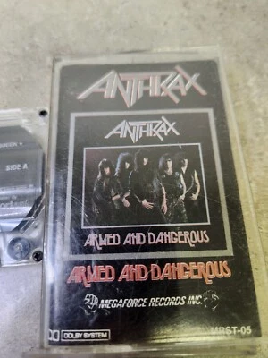 Anthrax - Armed And Dangerous cassette tape vintage original release 1985 - Image 1 of 2