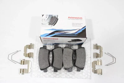 Asianautos Full Ceramic Rear Brake Pads With Hardware For Kia Sportage 2017-2024 - Imagem 1 de 4