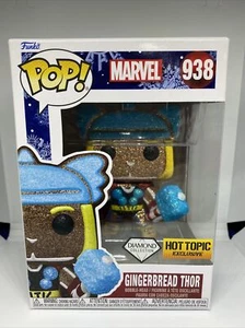 Funko POP! Gingerbread Thor #938 Diamond Hot Topic Exclusive Marvel JUNE - Picture 1 of 6