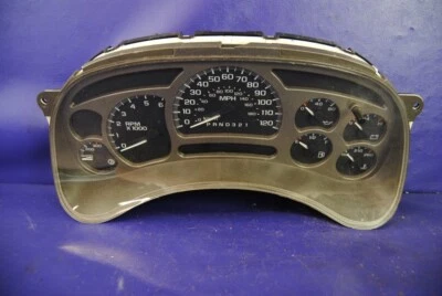 03-07 GMC Denali Yukon XL 1500 Instrument Panel Cluster Speedometer 15105685 OEM Foto 1 de 4