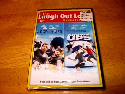 The Laugh Out Loud Double Feature: Grown Ups 1 & 2 (DVD, 2015) NEW Adam Sandler - Image 1 of 2
