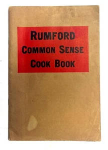 1930s Rumford Baking Powder Common Sense Cookbook VINTAGE Recipe Booklet - Picture 1 of 5