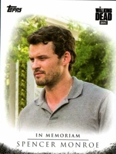2017 Topps AMC The Walking Dead Temporada 7 In Memoriam #IM-3 Spencer Monroe  - Imagen 1 de 2