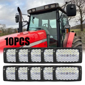 10x LED Light Flush Mount Light For Massey Ferguson 6200 Series 6235 6245 6255 - Picture 1 of 11