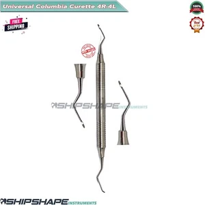 Removedor universal de quistes de placa de cálculo periodontal dental 4R-4L Columbia Curette - Imagen 1 de 9