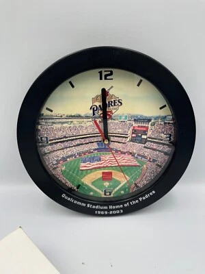 San Diego Padres 35th Anniversary Qualcomm Stadium Wall Clock Vintage - Image 1 of 4