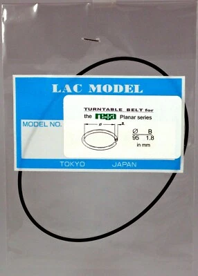 Turntable Round Belt for REGA Planar series: Diameter  95 mm Thickness 1.8 mm    - Image 1 of 4
