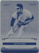 2012 Leaf JIM PALMER National Exclusive Promo Printing Press Plate 1/1