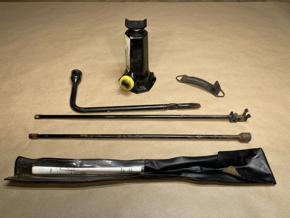 Jeep TJ Wrangler 1997-2006 OEM Factory Complete Jack Lug Wrench Extension Setup  - Image 1 of 1