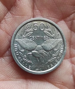 Nouvelle Calédonie pièce de 50 Centimes 1949  le cagou 1 000 000 ex ! - Picture 1 of 2