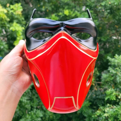 Red Hood Batman Bruce Wayne Mask Helmet Resin Cosplay Replica Halloween Gift - Image 1 of 4