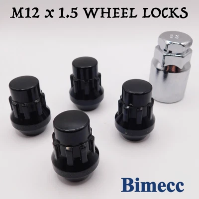 Locking Wheel Nuts M12x1.5 Closed (Bimecc) Mitsubishi 3000 GT, 380, ASX, Carisma — 第 1/4 张图片