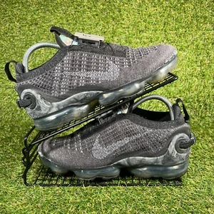 Nike Entrenadores Mujer Talla UK 6 Air VaporMax 2020 Flyknit Negro Zapatos para Correr GS - Imagen 1 de 9