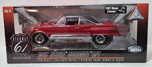1967 Dodge Coronet R/T Highway 61 Diecast 1:18 Car - Red with Black Top - Picture 1 of 7